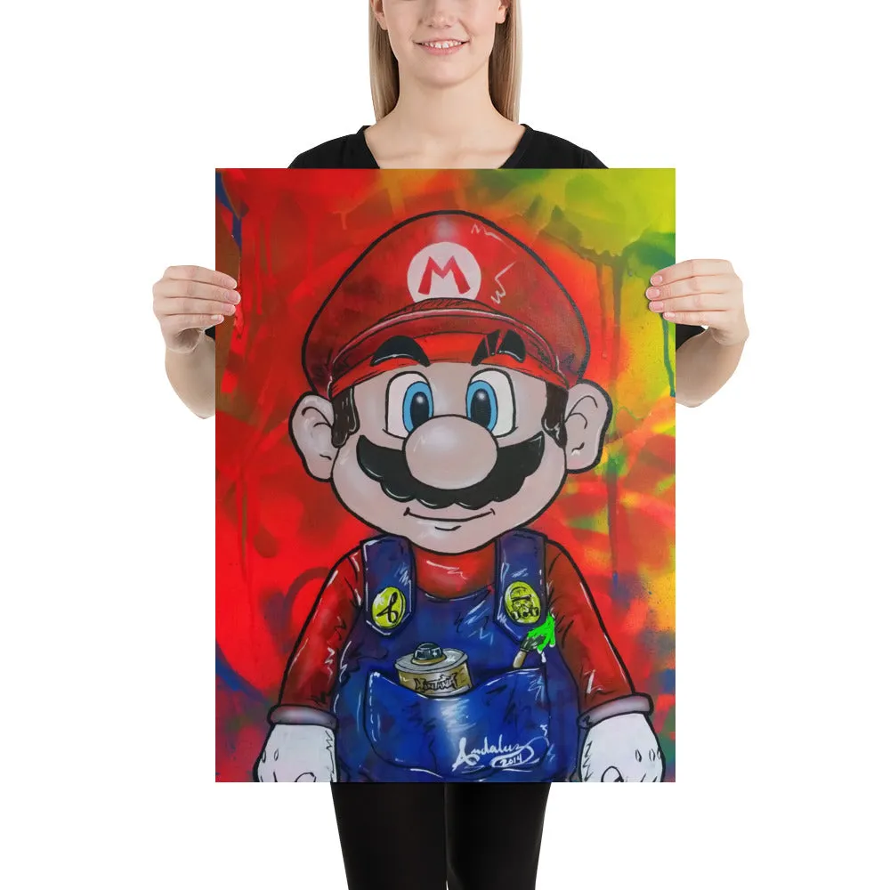 Mario the Street Artist Print