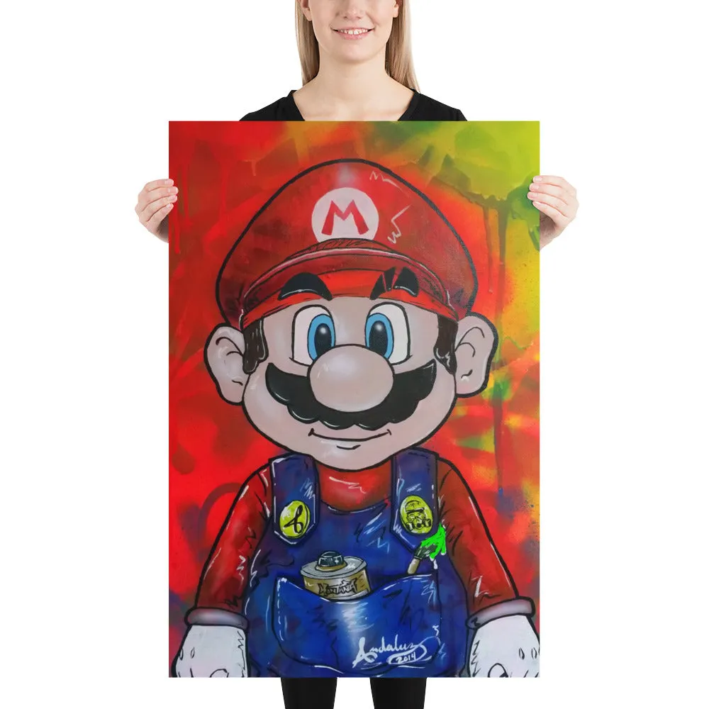 Mario the Street Artist Print