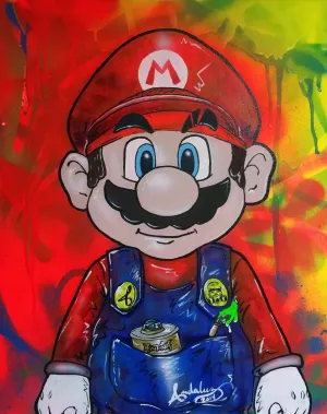 Mario the Street Artist Print