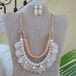 Mermaid Coral Bead Necklace Set