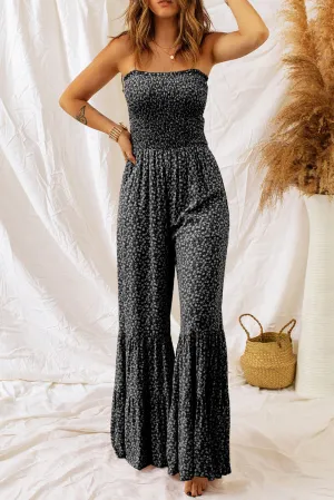 Midnight Dreams Wide Leg Floral Jumpsuit