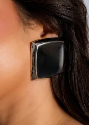 Midnight Gleam Earring Silver