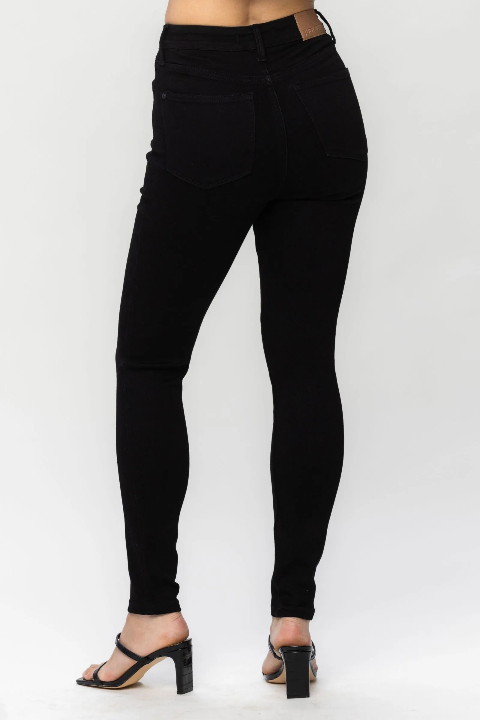 Midnights Classic Skinny Black Tummy Control Judy Blue Jeans