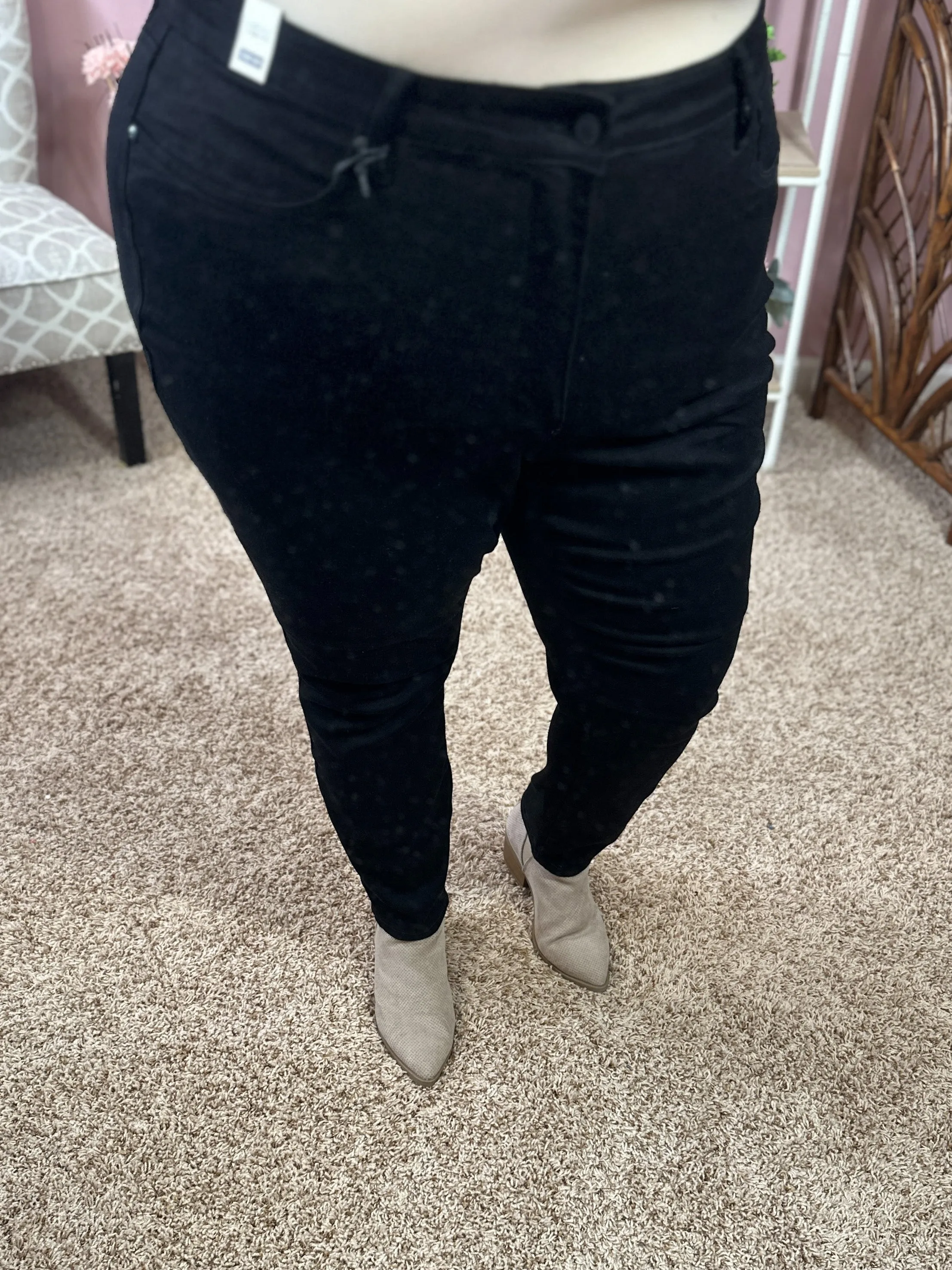 Midnights Classic Skinny Black Tummy Control Judy Blue Jeans