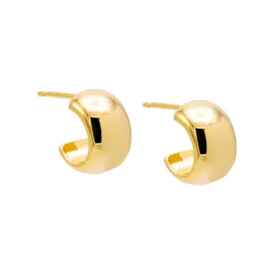 Mini Wide Open Hoop Earring