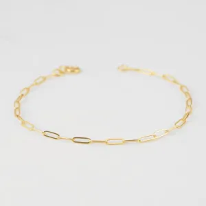 Minimalist Chain Link Bracelet