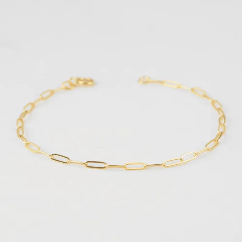 Minimalist Chain Link Bracelet