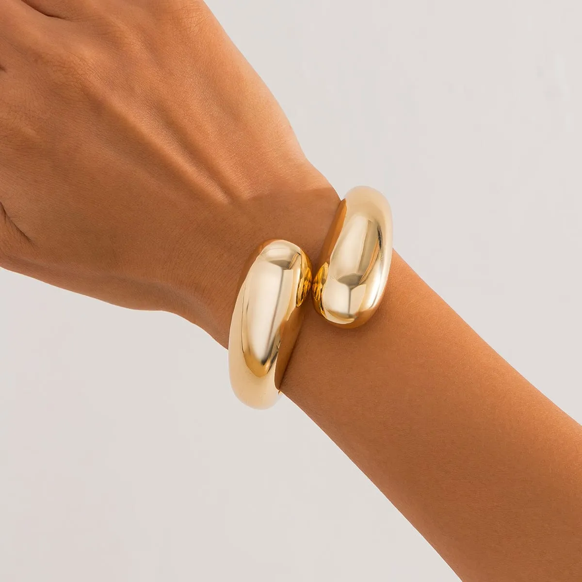 Minimalist Mix Color Waterdrop Bangle Bracelet