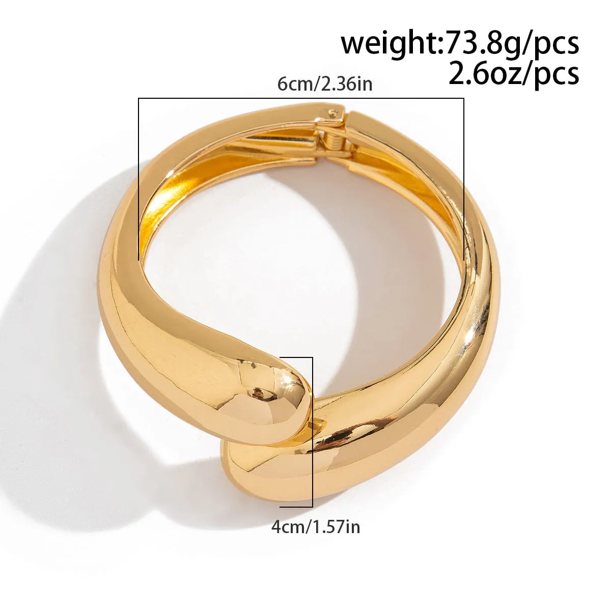 Minimalist Mix Color Waterdrop Bangle Bracelet