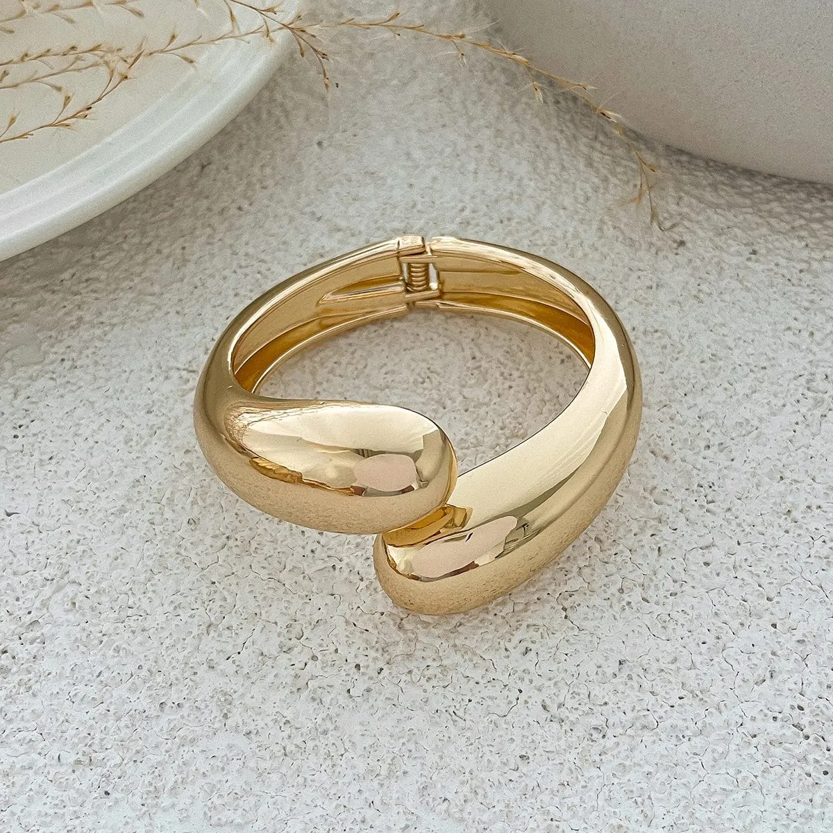 Minimalist Mix Color Waterdrop Bangle Bracelet