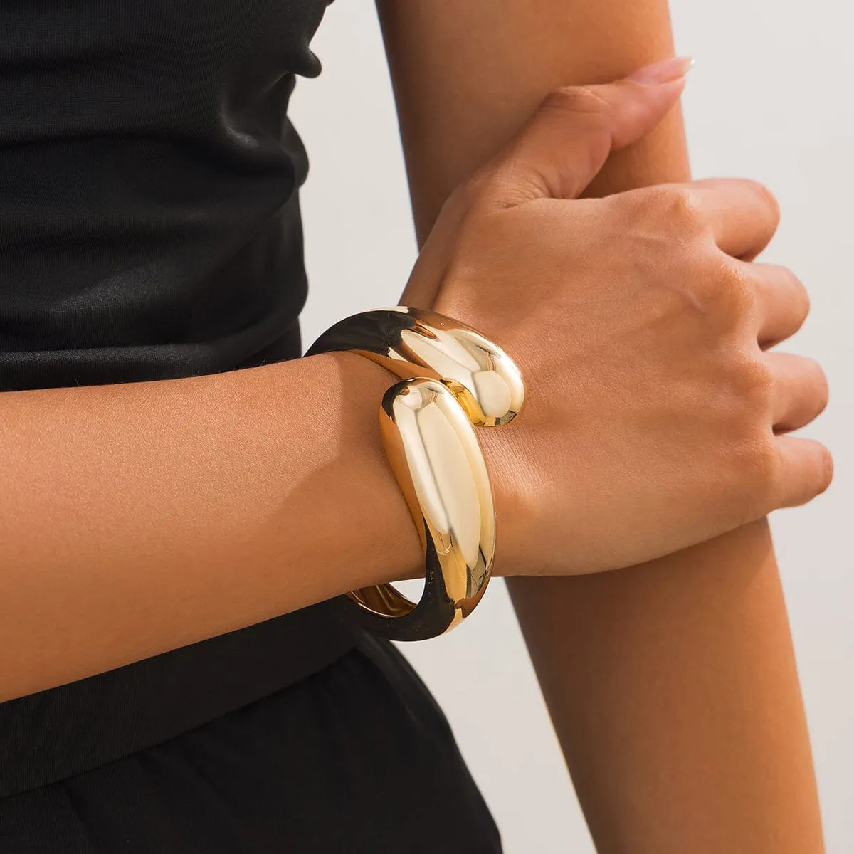 Minimalist Mix Color Waterdrop Bangle Bracelet