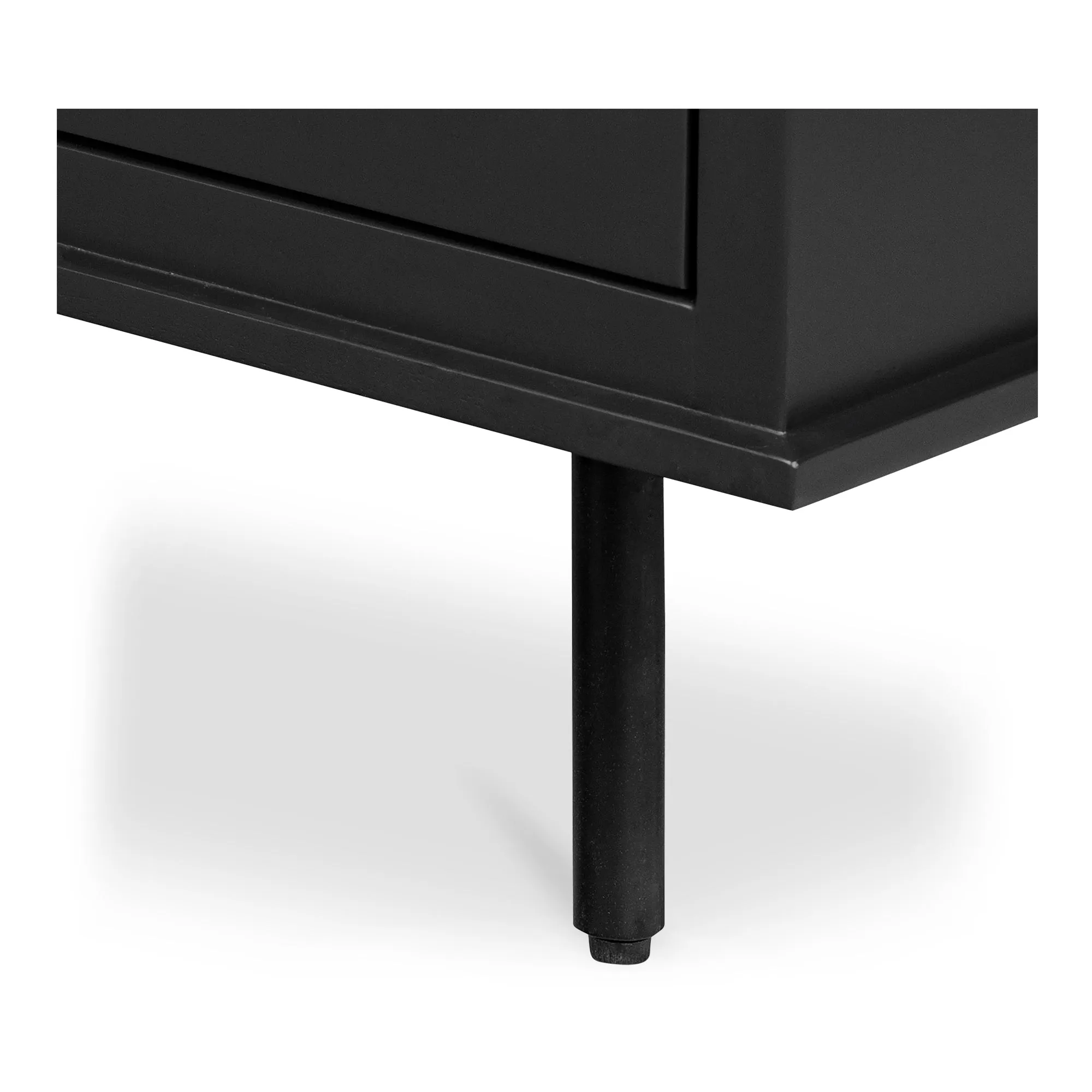 Modern Rustic 6-Drawer Chest with Embellished Handles