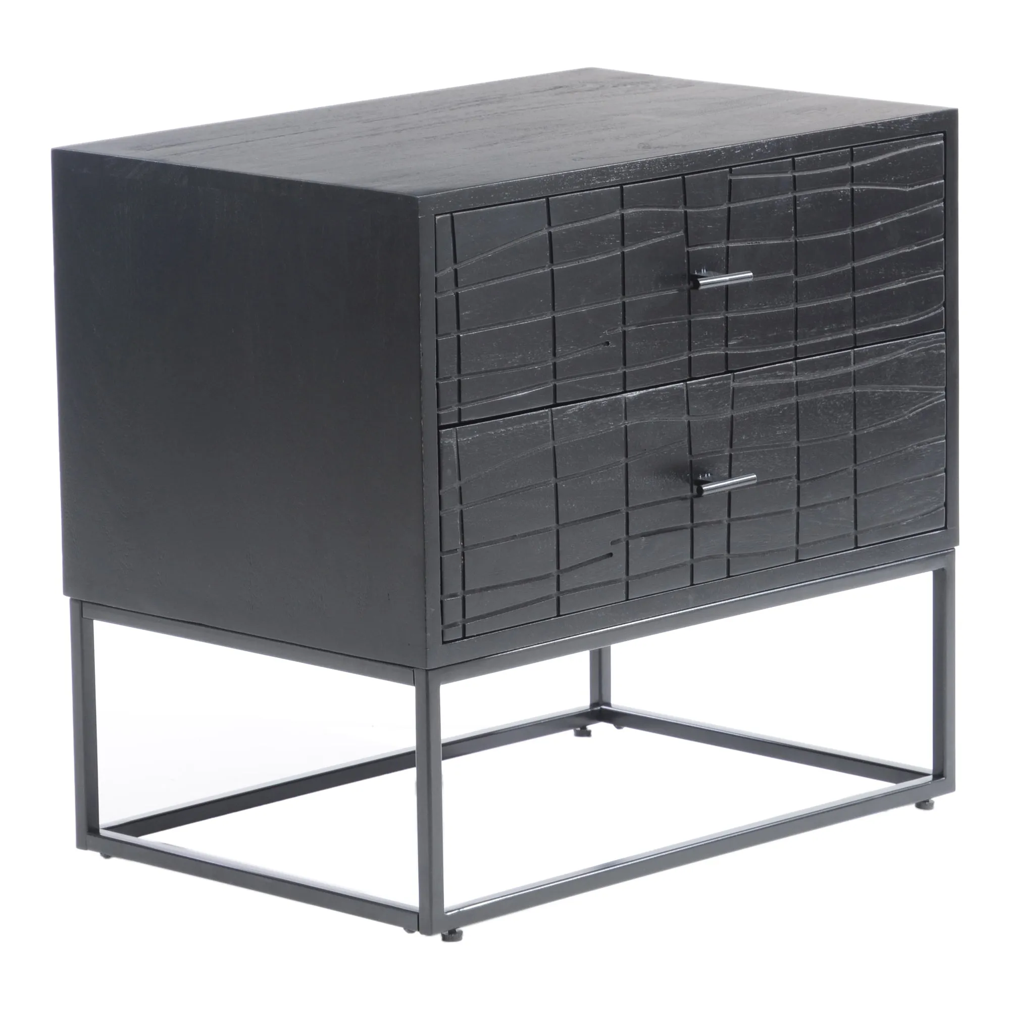 Modern Sleek Sliding Nightstand