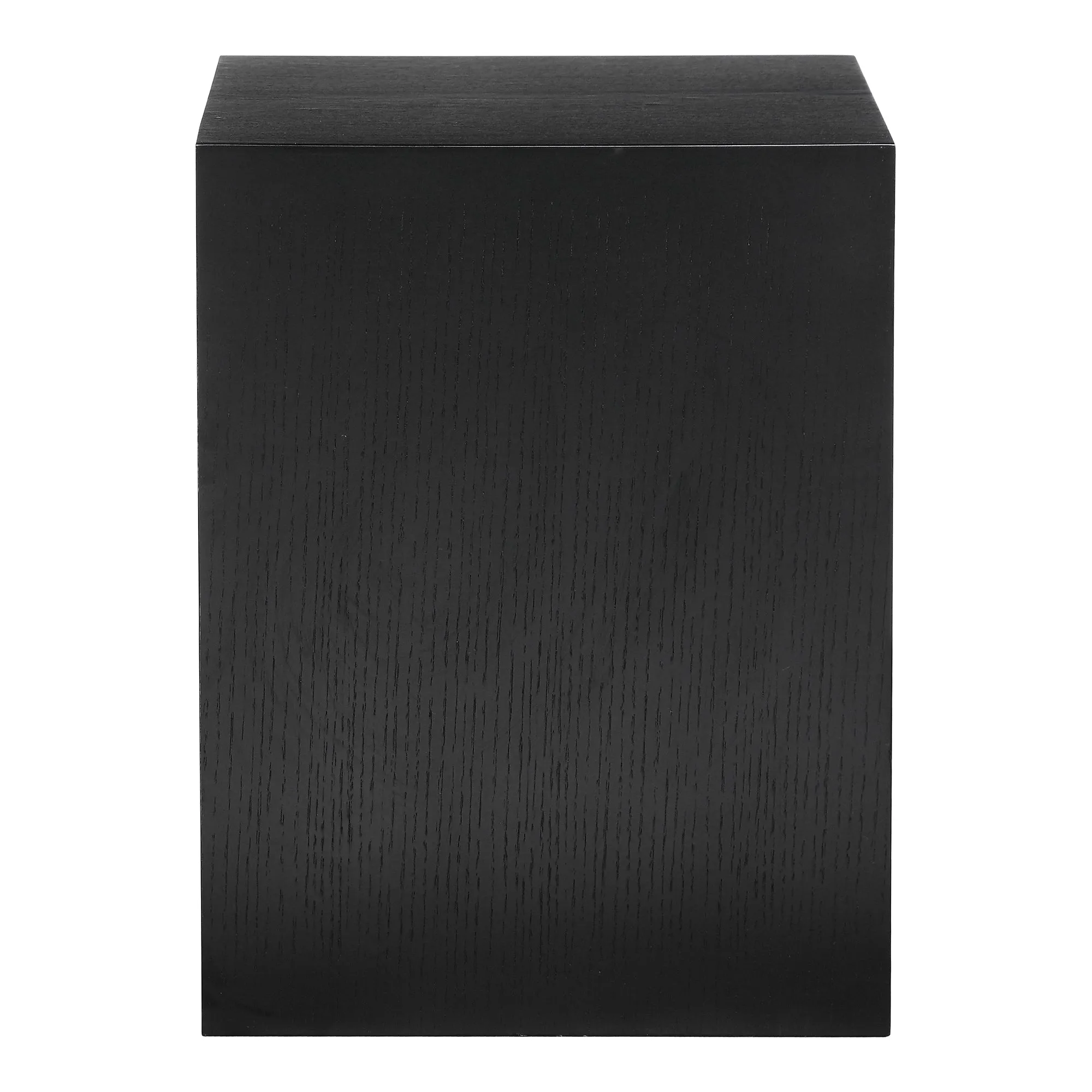 Modern Solid Wood Side Table with Hidden Storage