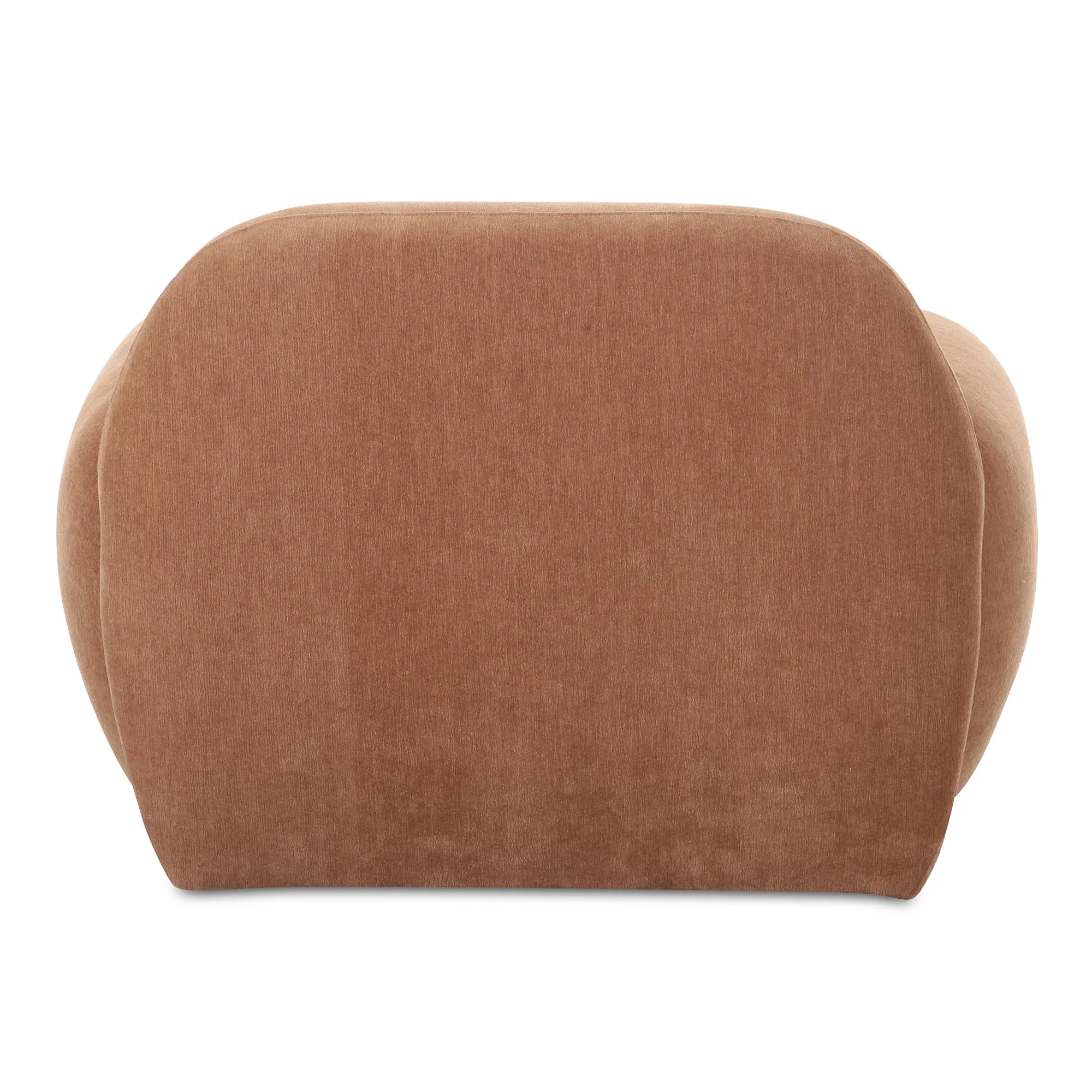 Modern Velvet Curve Lounge Chair