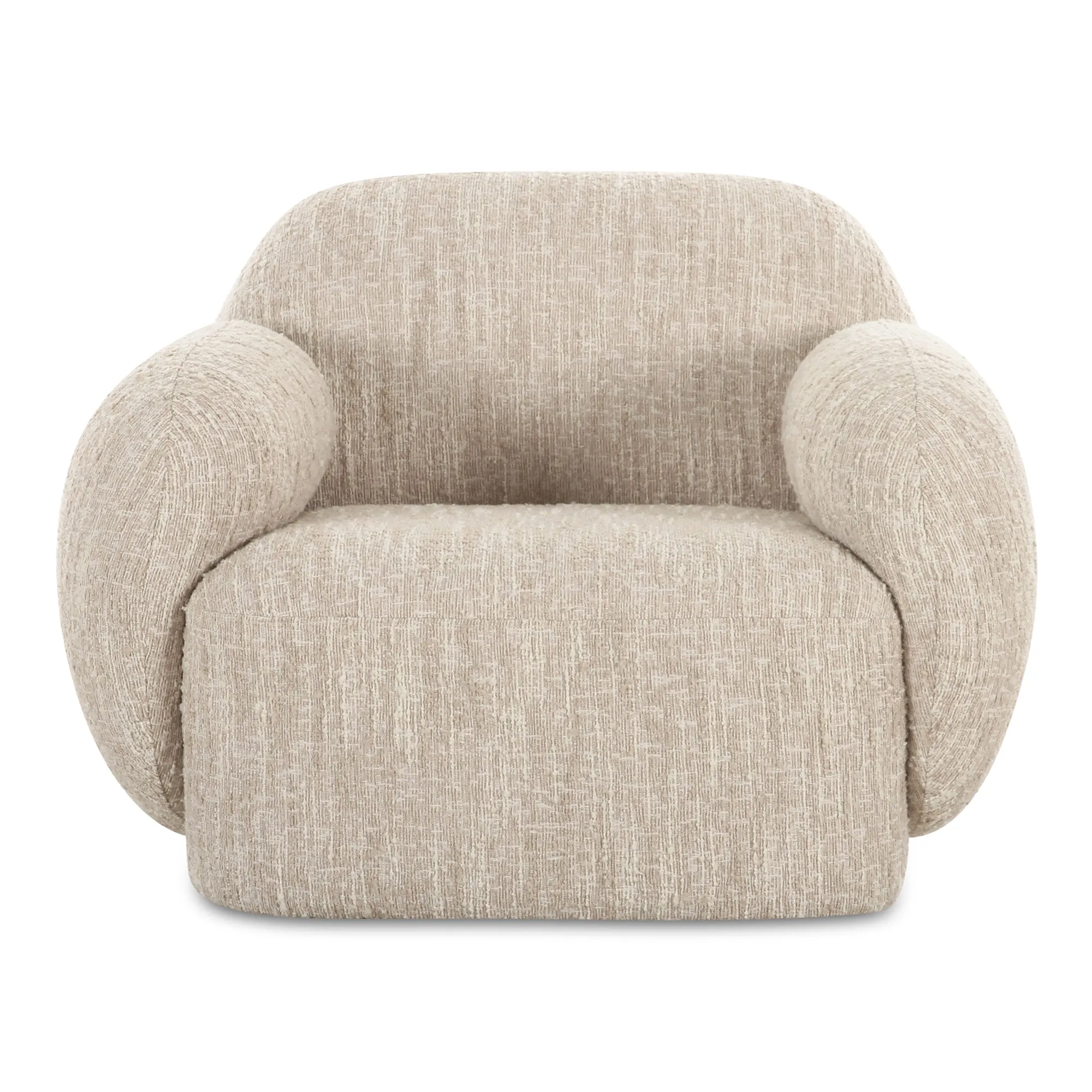 Modern Velvet Curve Lounge Chair