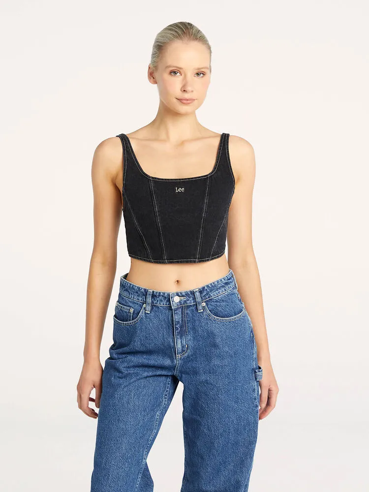 Monique Denim Corset