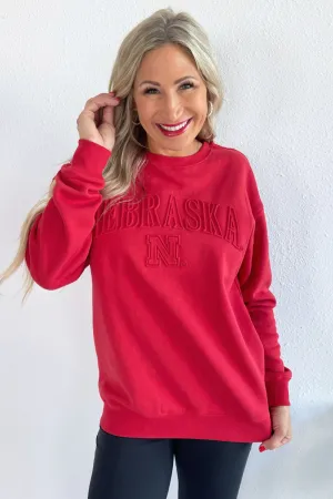 Monochromatic Nebraska Sweatshirt