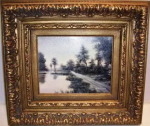 Monochromatic Oil Landscape Painting