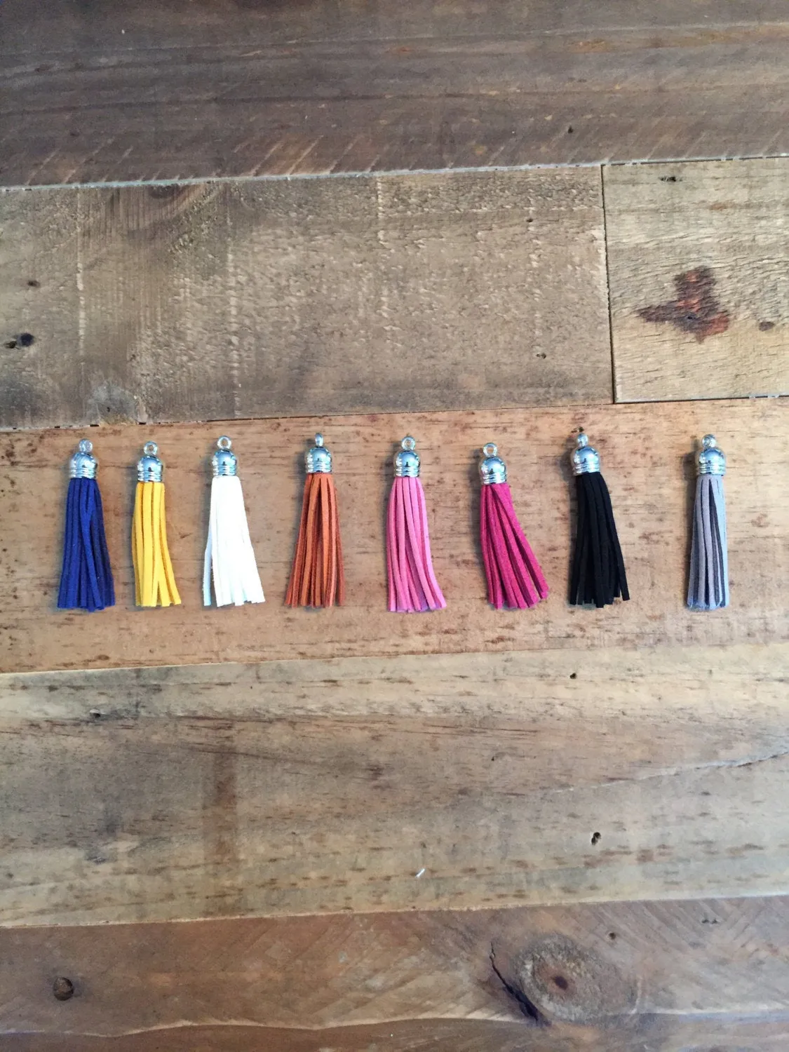 Monogram Keychain with Tassel