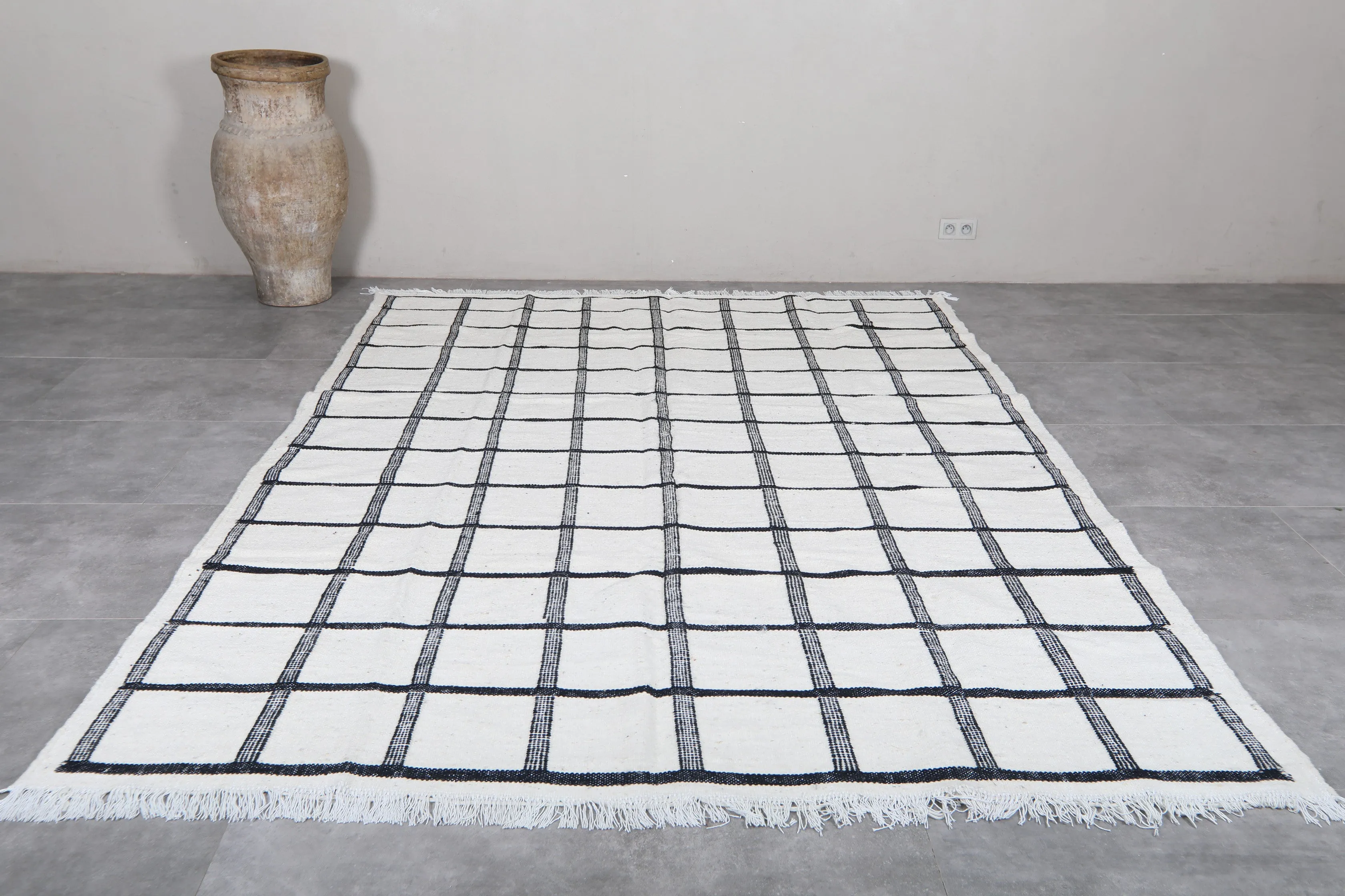 Moroccan Flat woven rug - Custom Kilim rug