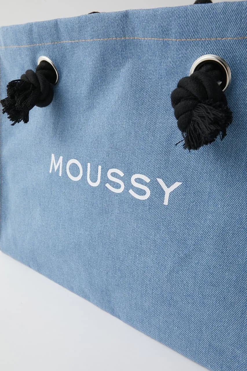 MOUSSY Denim Shopper Bag