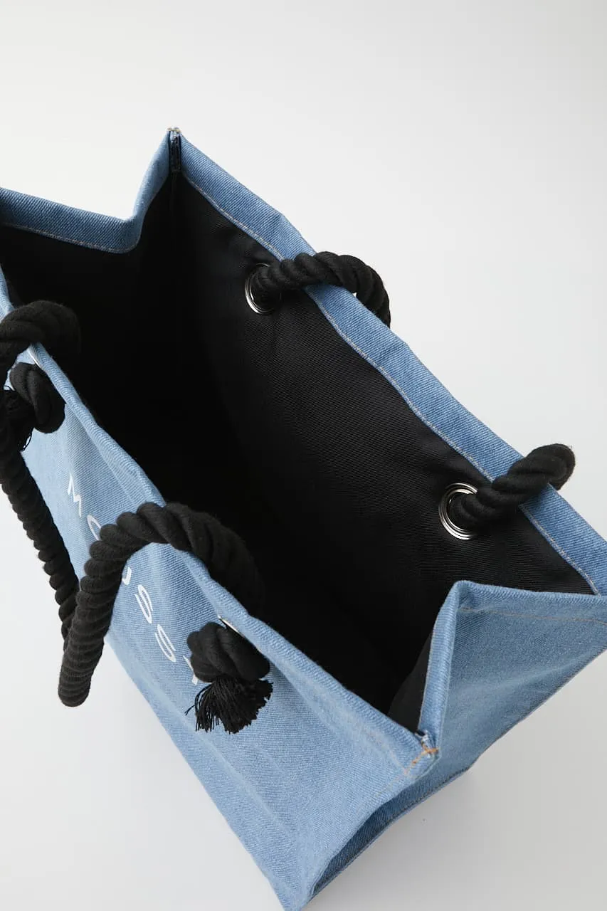 MOUSSY Denim Shopper Bag
