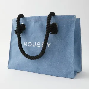 MOUSSY Denim Shopper Bag