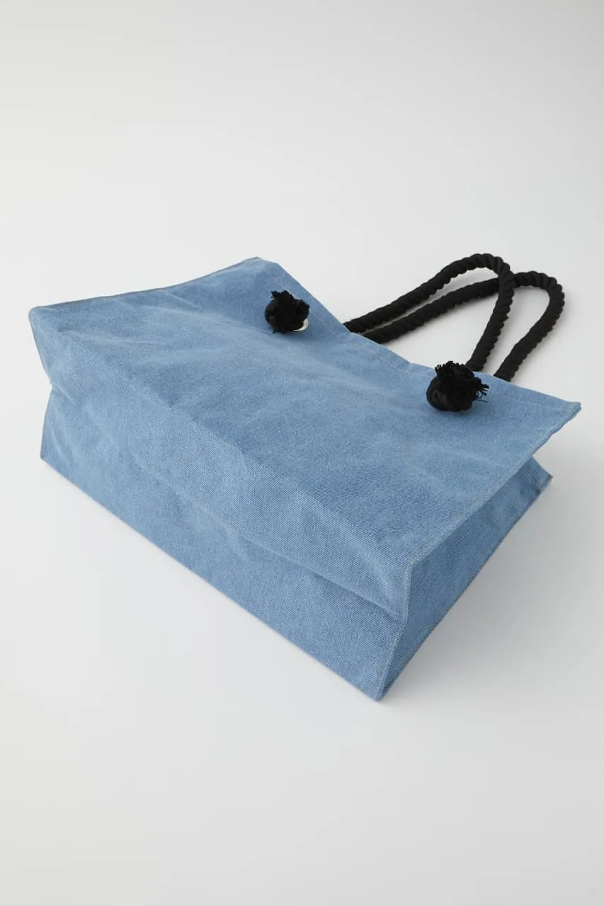 MOUSSY Denim Shopper Bag