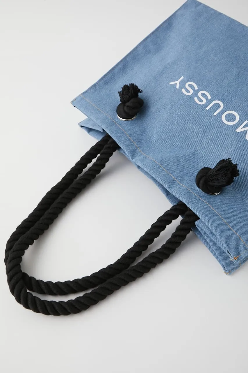 MOUSSY Denim Shopper Bag