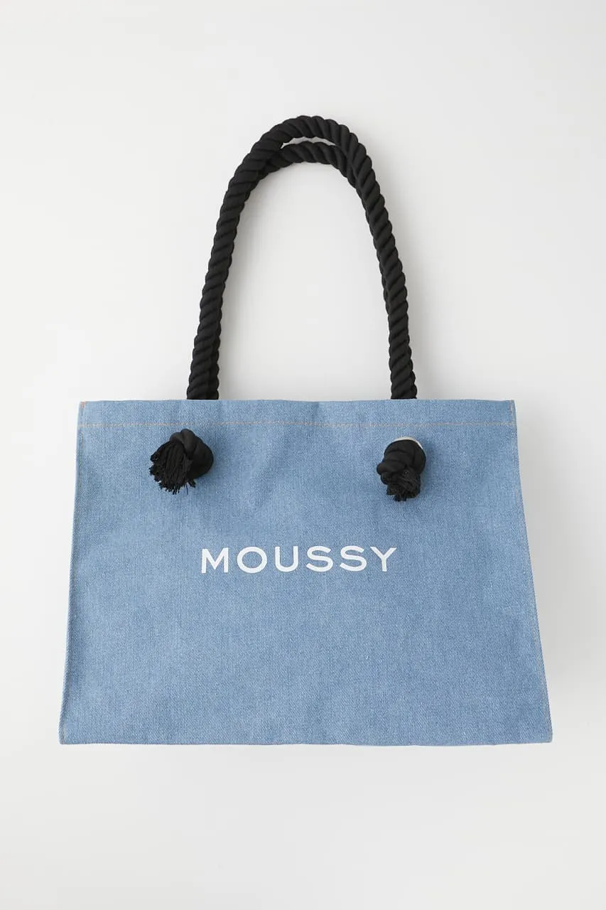 MOUSSY Denim Shopper Bag