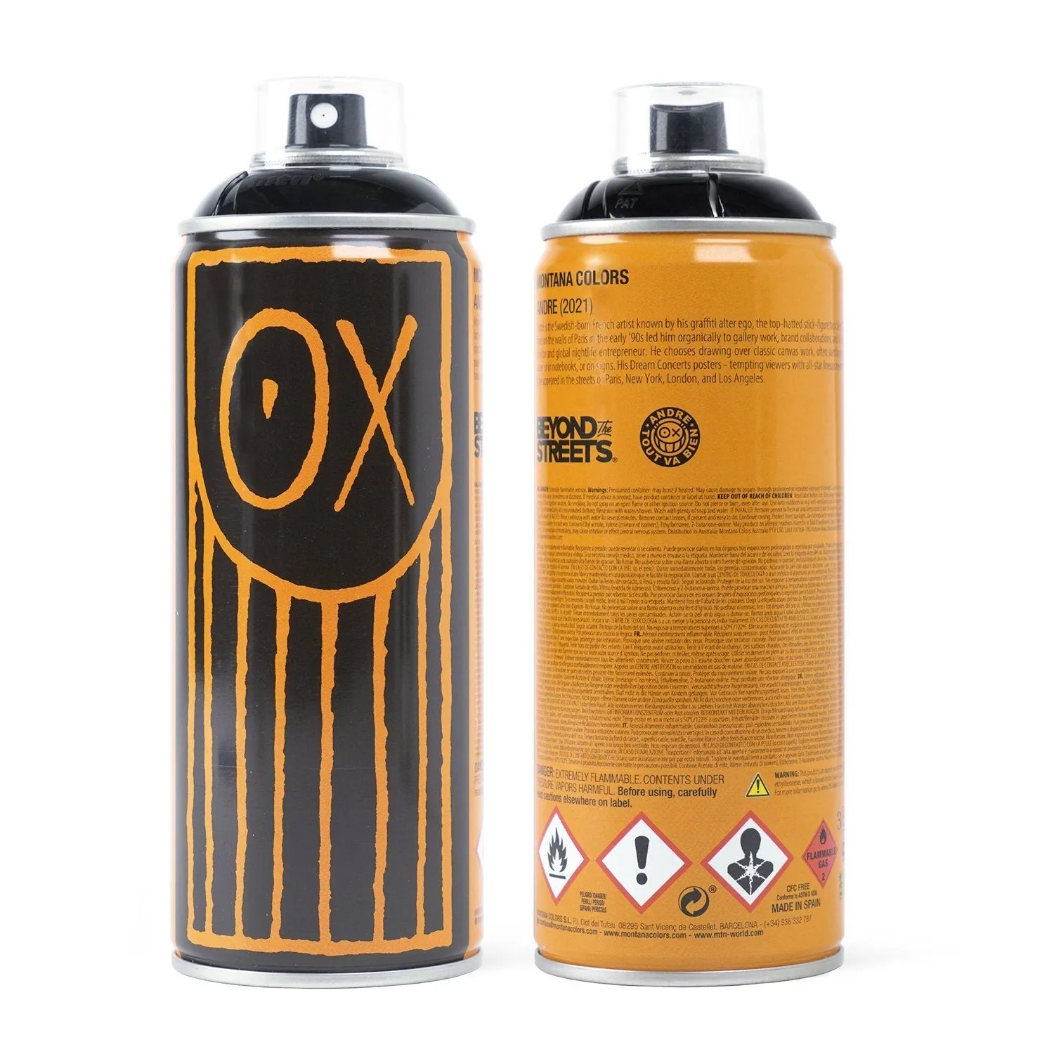 Mr. A Face Spray Can (Orange)
