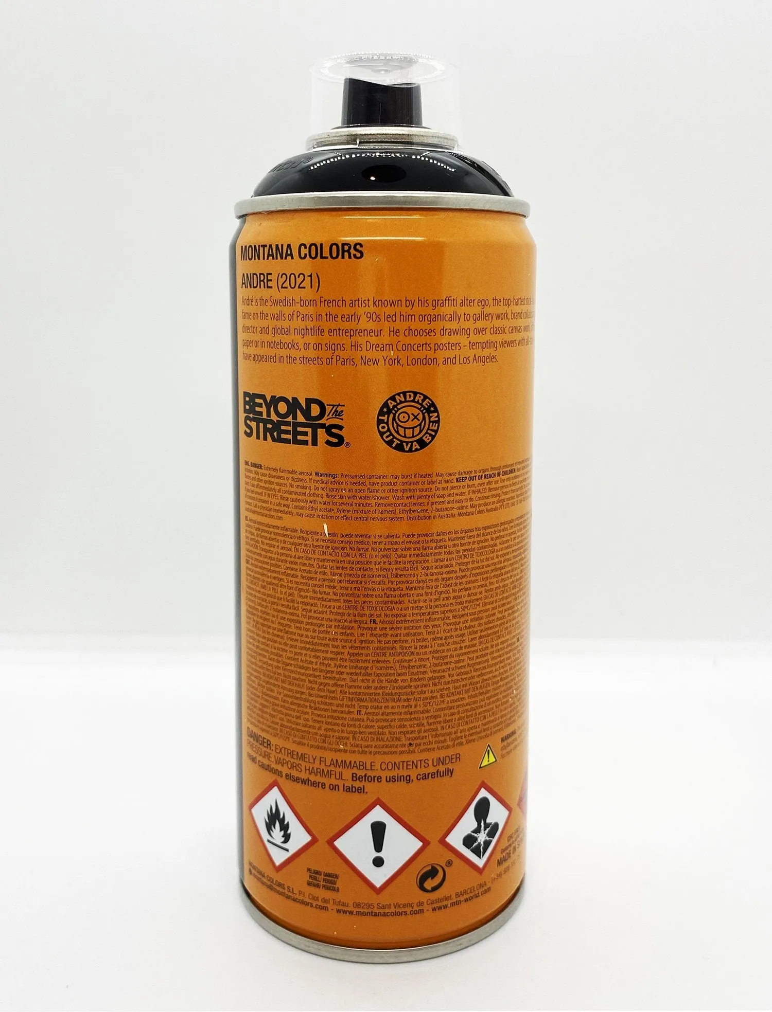 Mr. A Face Spray Can (Orange)