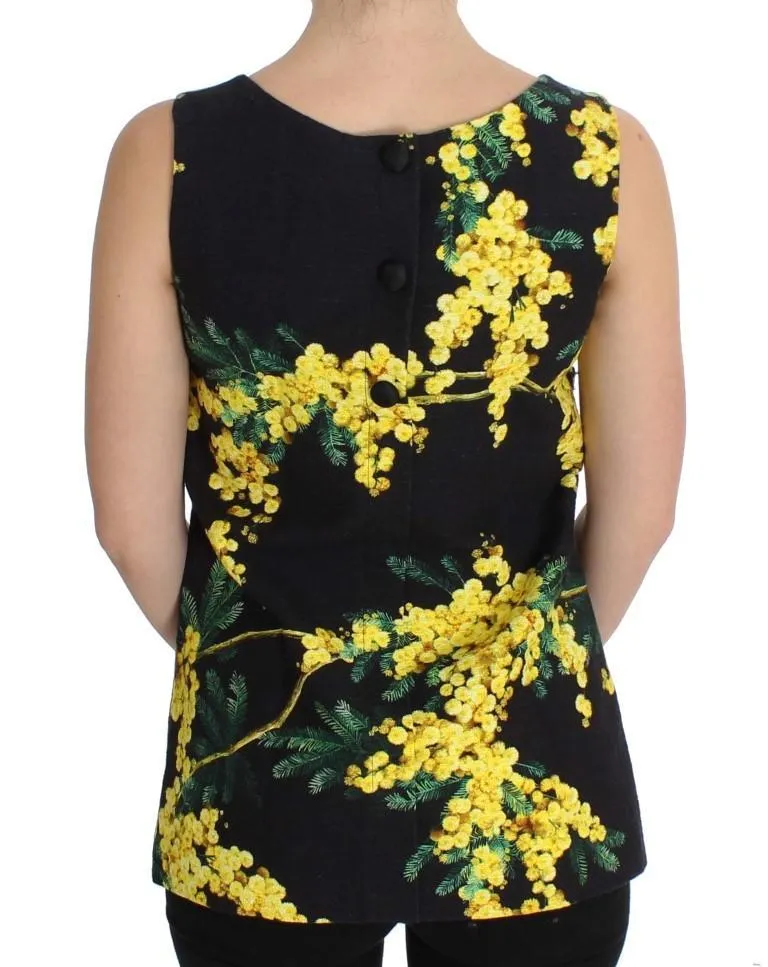 Multicolor Floral Crystal Top Blouse