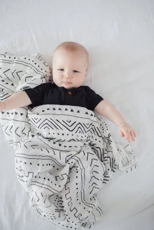 Muslin Quilt Blanket - Mudcloth