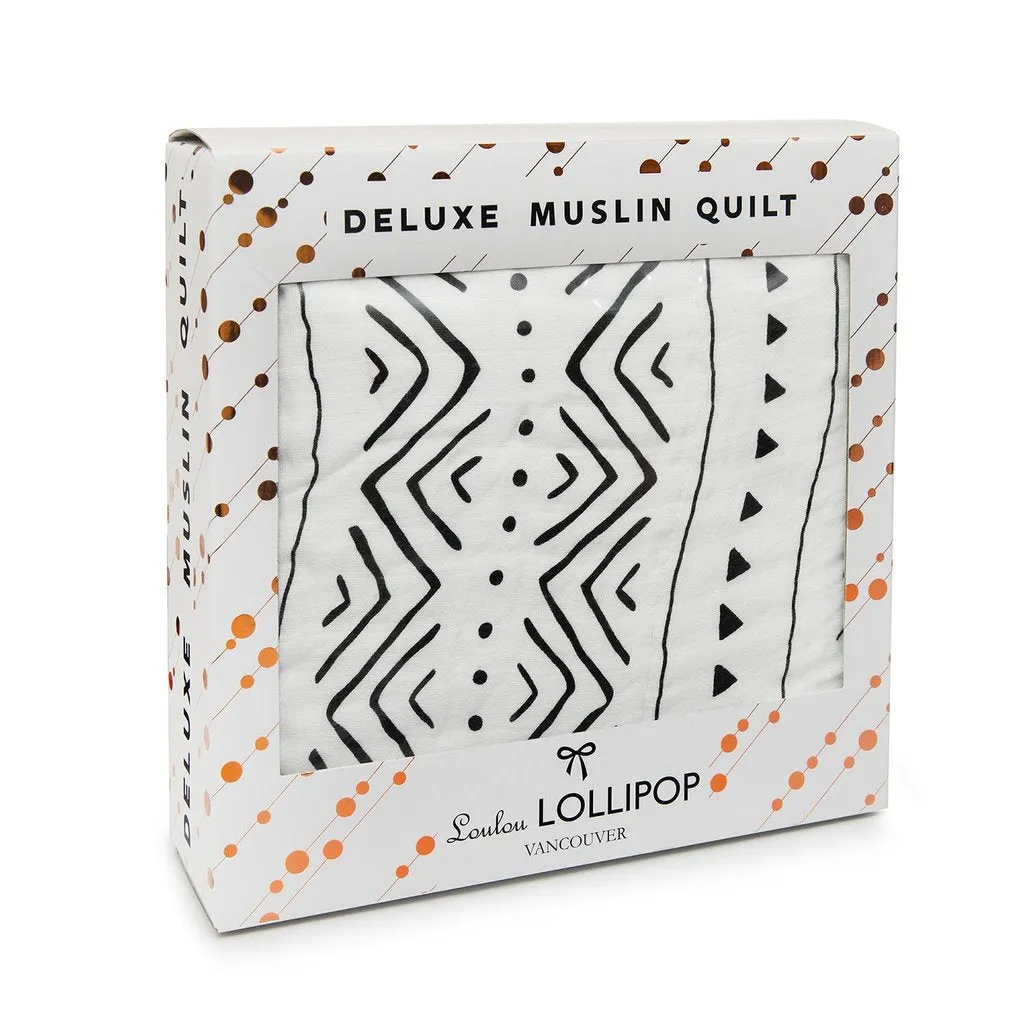 Muslin Quilt Blanket - Mudcloth