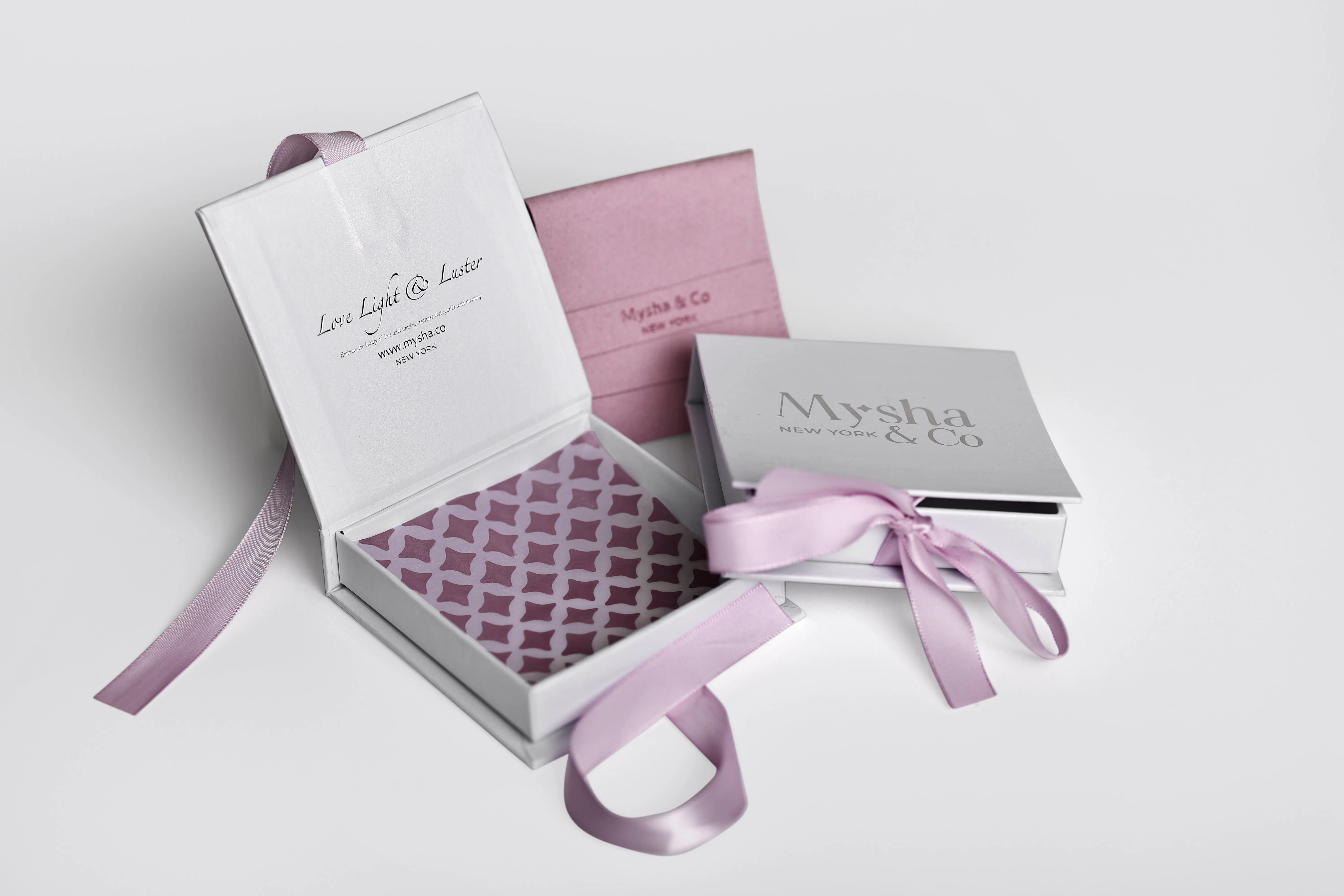 Mysha Personalized Triple Bar of Love - Mixed Metal