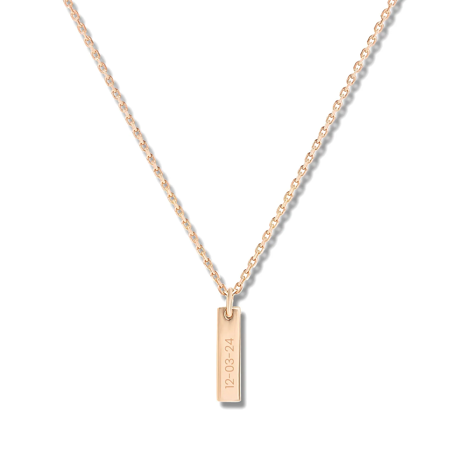 Mysha Personalized Triple Bar of Love - Mixed Metal