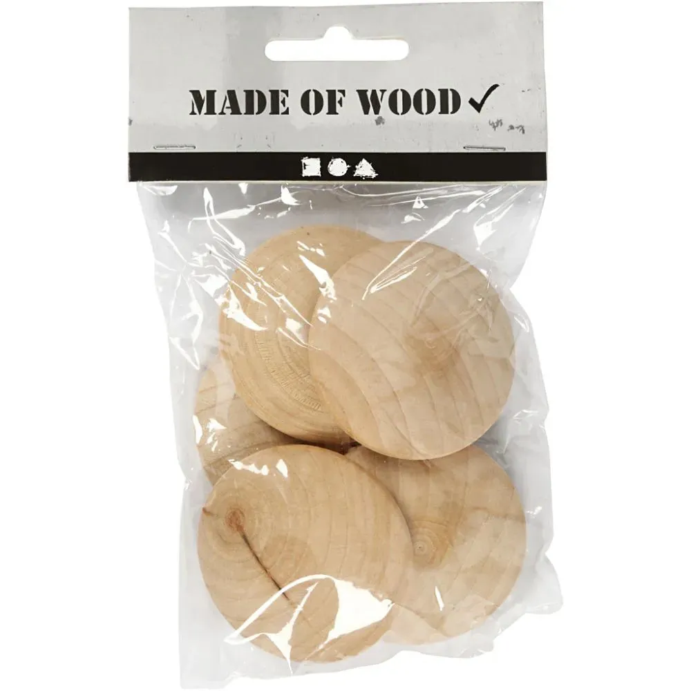 Natural Brown Beige Wooden Buttons China Berry Scrapbooking Crafts