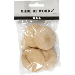 Natural Brown Beige Wooden Buttons China Berry Scrapbooking Crafts