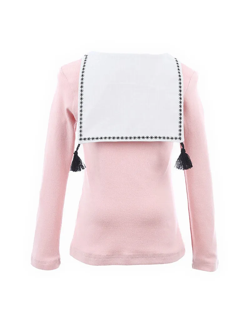 Nautical Blouse Pink