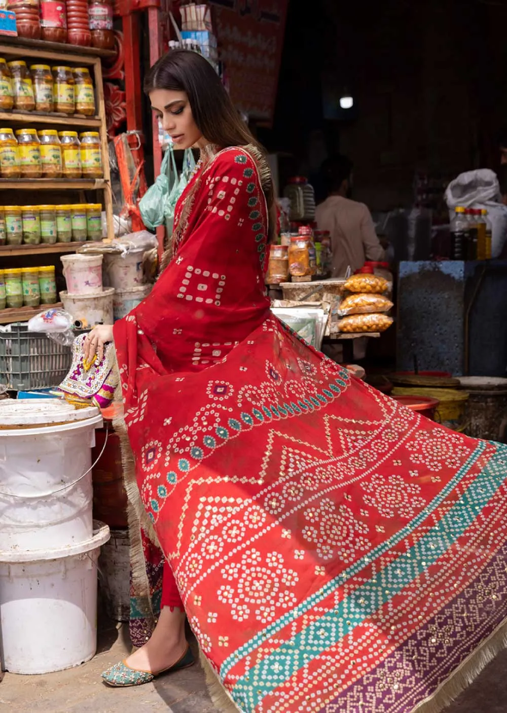 NDS-86 Readymade Chunri Mukesh Nureh Suit