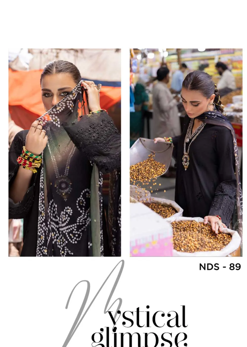 NDS-89 - Unstitched - Chunri Mukesh Collection by Nureh 2023