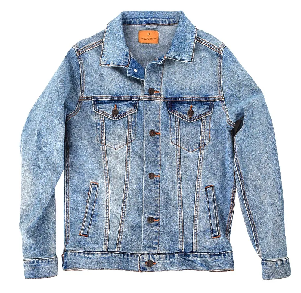 Neko Sushi Bar by Vincent Trinidad Unisex Denim Jacket