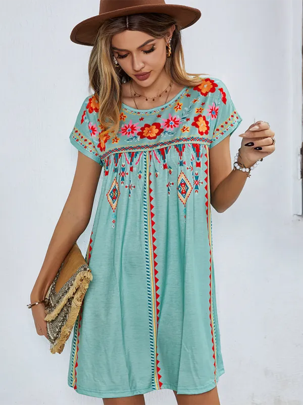 Nerys | Bohemian Short Dress