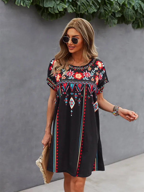 Nerys | Bohemian Short Dress
