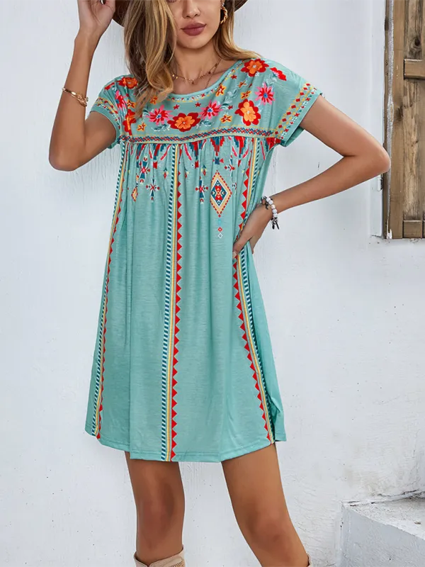 Nerys | Bohemian Short Dress