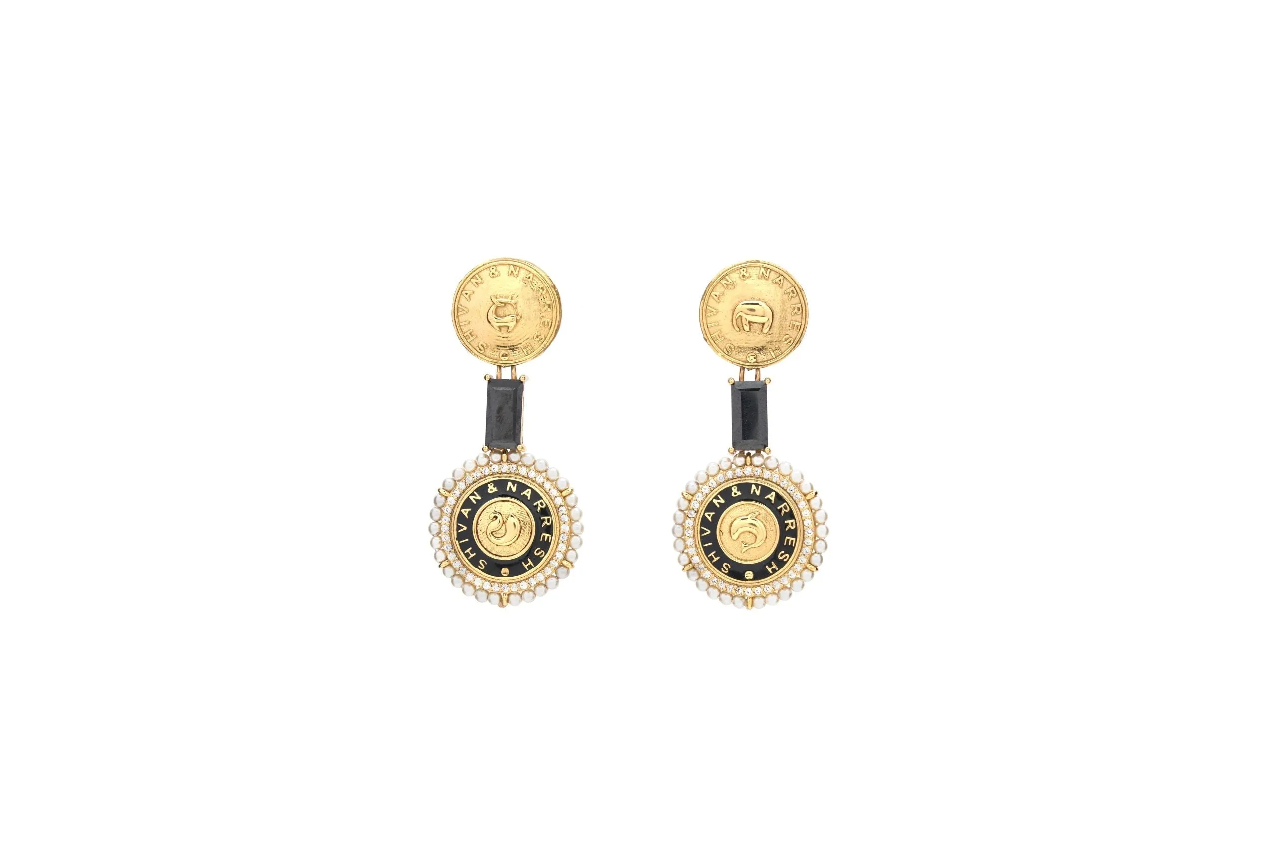 Numisma Drop Earrings By Shivan & Narresh