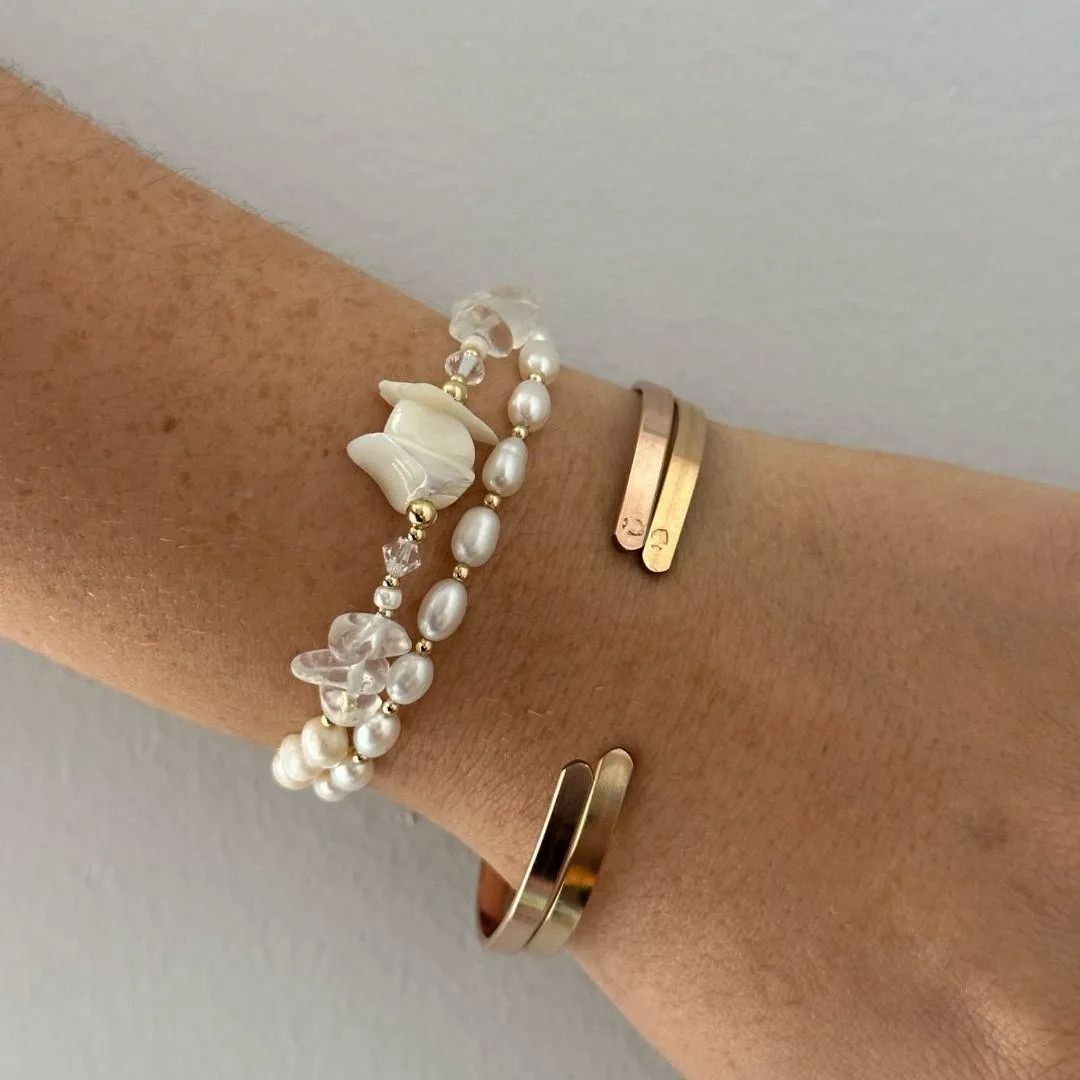 Ohana Engraved Quote Bracelet