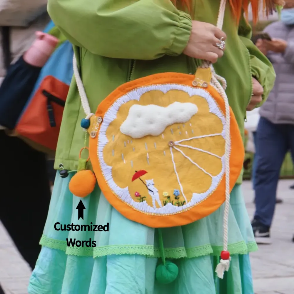 Orange Autumn丨Original Fruits Shape Handmade Handbags